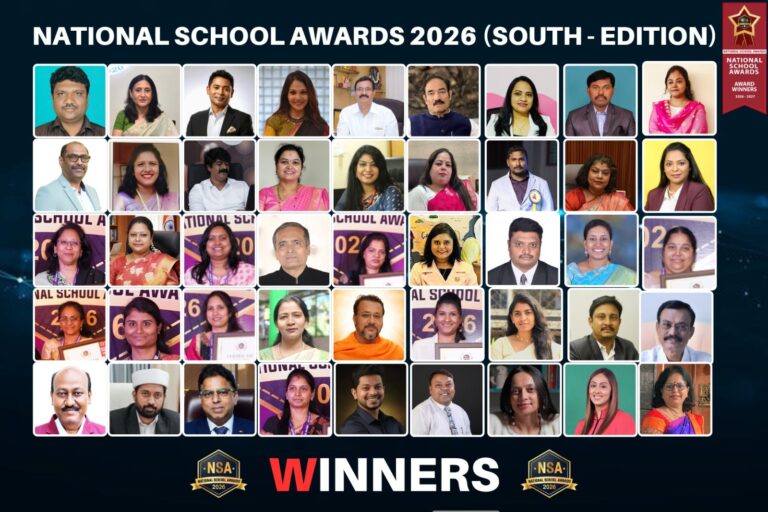 Biggest Education Awards of India – National School Awards (South Edition) happened on 12th  April 2026.