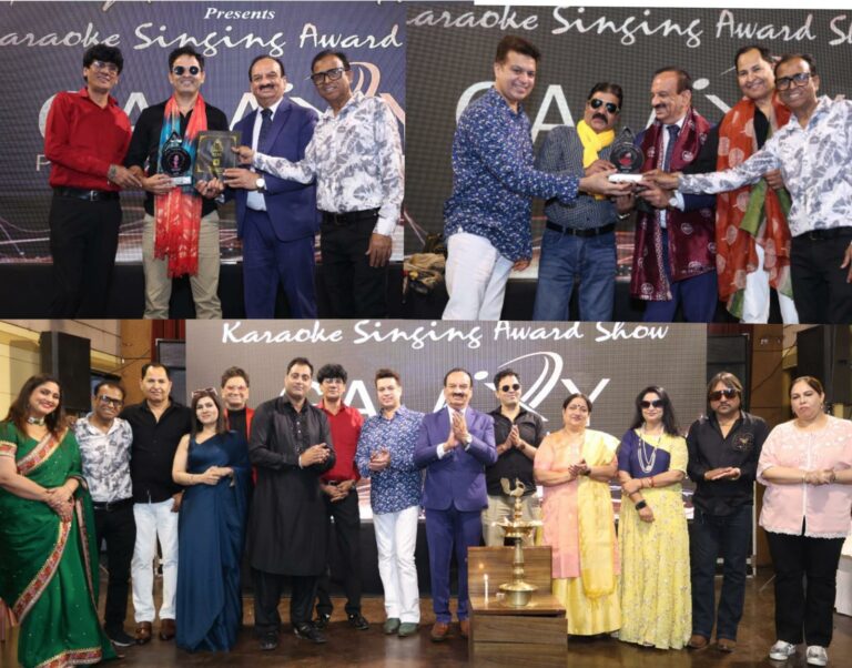 Dr. Suniel Parashar Graces Galaxy Production House’s Grand Karaoke Singing Award Show at Rajinder Bhawan, Delhi