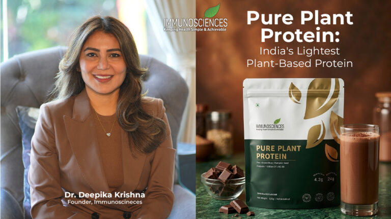Immunosciences Launches Pure Plant Protein: India’s Lightest Plant-Based Protein Targeting Nation’s Growing Protein Deficiency Crisis