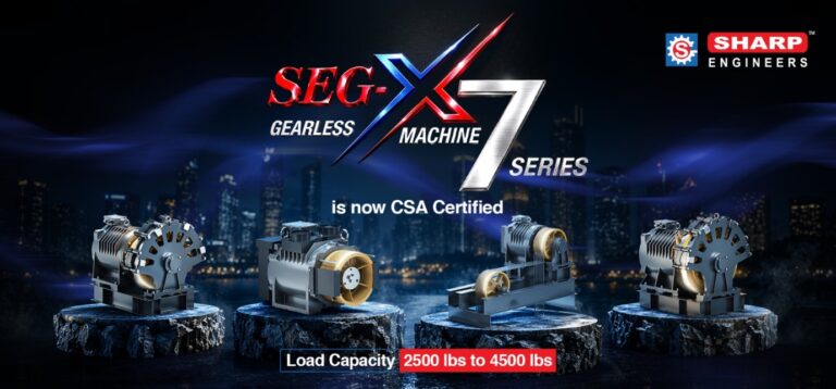 Sharp Engineers Elevates ‘Make in India’ with Nation’s First CSA-Certified Gearless Lift Machine