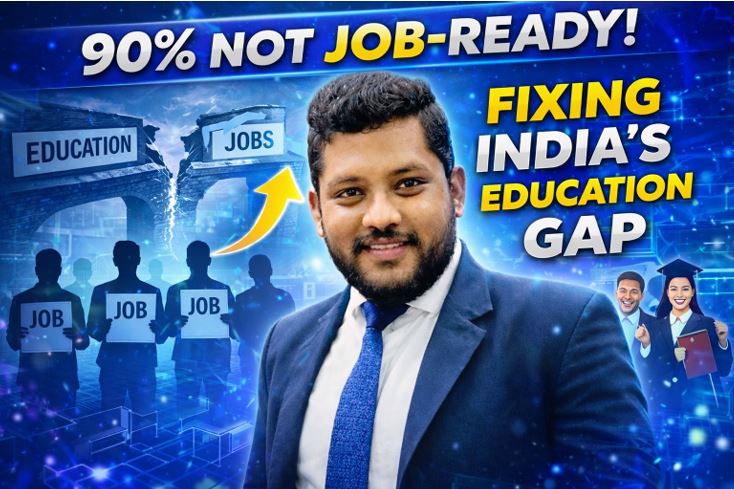 Why 90% of Graduates Are Not Job-Ready — And How Harsha Vardhan Edagotty Is Fixing India’s Biggest Education Gap