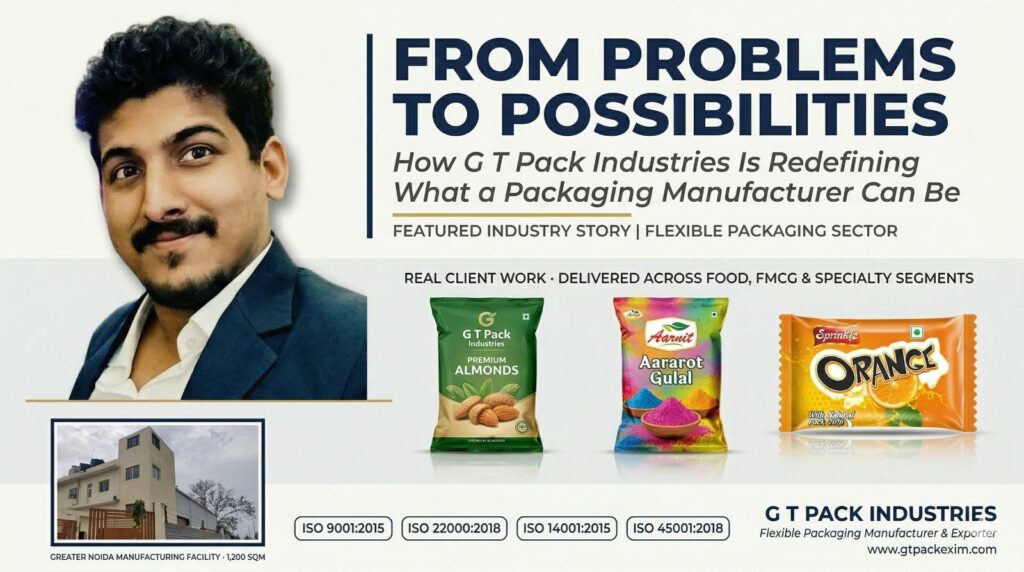 From Problems to Possibilities:How G T Pack Industries Is Redefining What a Packaging Manufacturer Can Be