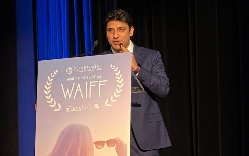 Javishth Chabria Delivers Keynote at Cannes’ World AI Film Festival, Showcases Simulation-First Filmmaking