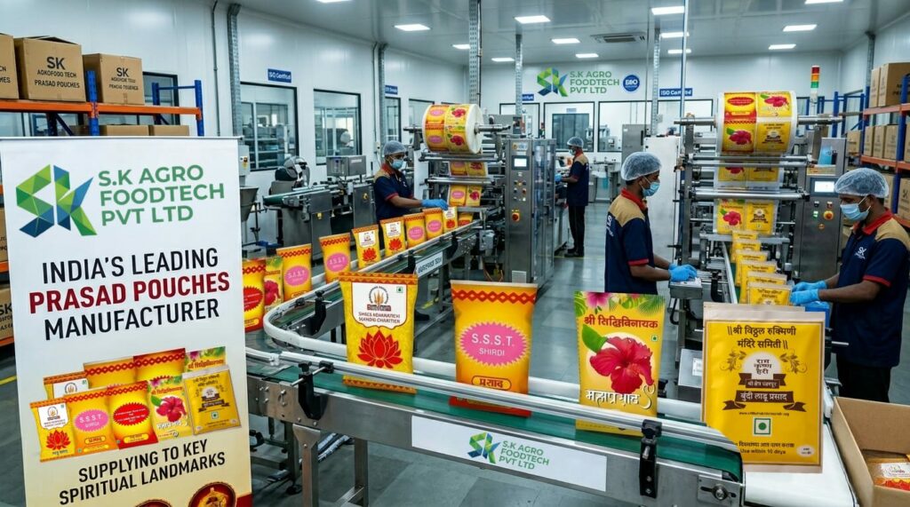 SK Agrofood Tech Pvt. Ltd. Emerges as India’s Premier ‘Temple-Tech’ Packaging Leader, Securing Partnerships with Iconic Spiritual Centers