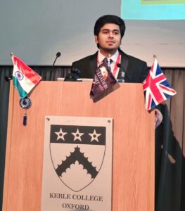 An Aspiring Youth Leader from India to Oxford with Global Vision