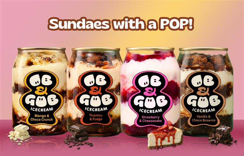 Ob & Gob Ice Cream: Dairy Day Launches QCom-First Ice Cream Brand to Redefine At-Home Sundae Indulgence