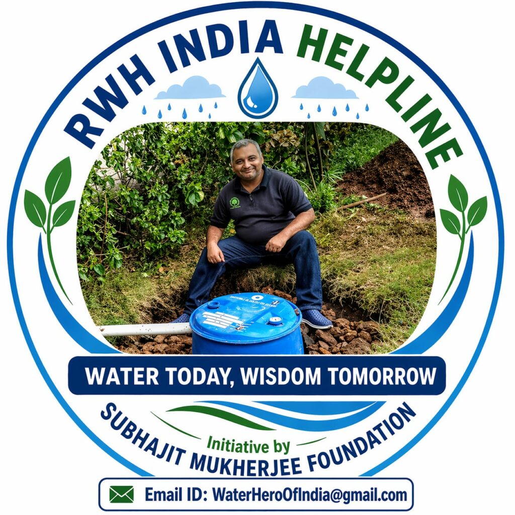 Initiative by Subhajit Mukherjee aims to boost rainwater harvesting through helpline support