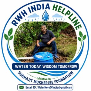 Initiative by Subhajit Mukherjee aims to boost rainwater harvesting through helpline support