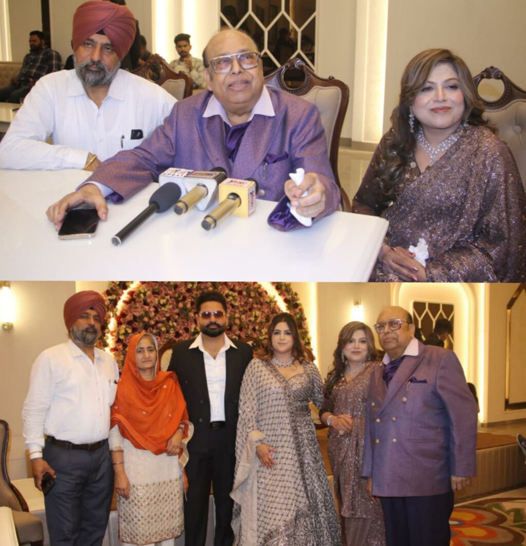 A Grand Wedding Reception Adorned with Love, Music and Emotions for Muskaan & Amrinder