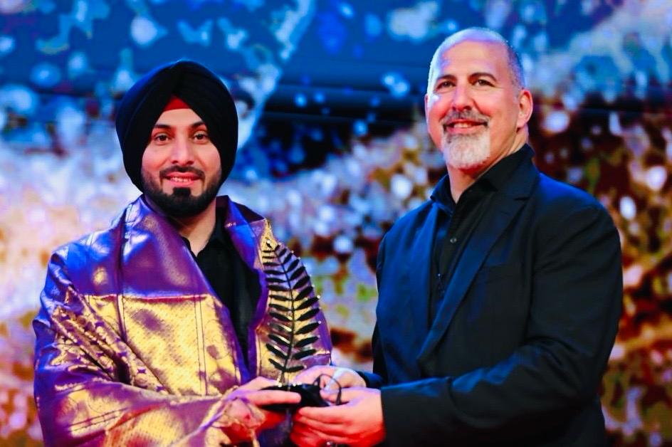 Film Master Media Distribution LLC Ceo Gaganpreet Singh Felicitated at 3rd Abu Dhabi Film Festival