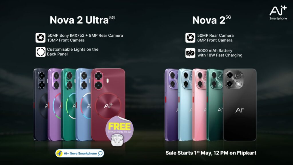 Ai+ Smartphone Announces Return of Sales for Nova 2 5G & Nova2 Ultra 5G Sale on May 1, 12 pm