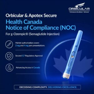 Orbicular Announces Health Canada Approval for a g-Ozempic (Semaglutide Injection) in Partnership with Apotex