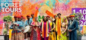 Rahis Bharti Represents India at Foire de Tours, France, Before 400,000 Global Audience