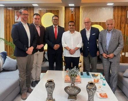 CBU President Holds Talks With Delhi Education Minister, Gujarat Dy CM During India Outreach