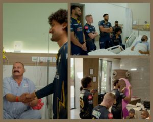 Surprise Visit! Gujarat Titans Stars Drop in on HCG Cancer Survivors to Honor Their Fight
