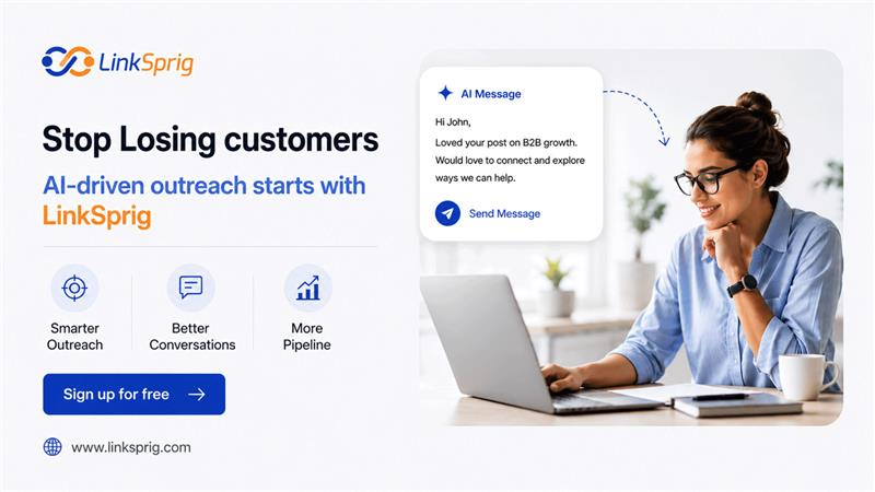 LinkSprig Launches to help B2B Sales and BD Teams Move from Cold Outreach to Conversation-Led Prospecting