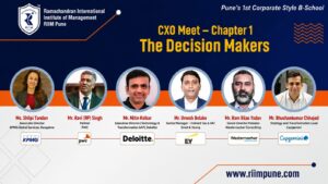 RIIM Pune Hosts Inaugural “CXO Meet – Chapter 1: The Decision Makers” to Bridge Industry and Academia