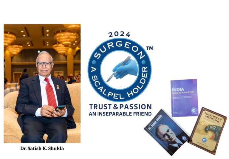 Senior Oncologist Surgeon Dr. Satish K. Shukla, Special Guest of the conference was Honoured at The Prestigious World Book of Records International Ceremony in Kathmandu, Nepal