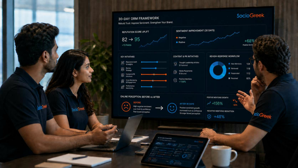 Socio Greek Reveals a 30-Day ORM Framework to Reverse Negative Brand Perception