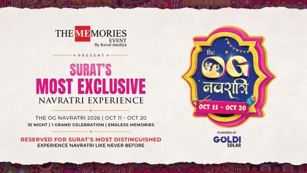 OG Navratri – 3000+ Surat’s Most Powerful HNI Clients Under One Roof for 10 Nights