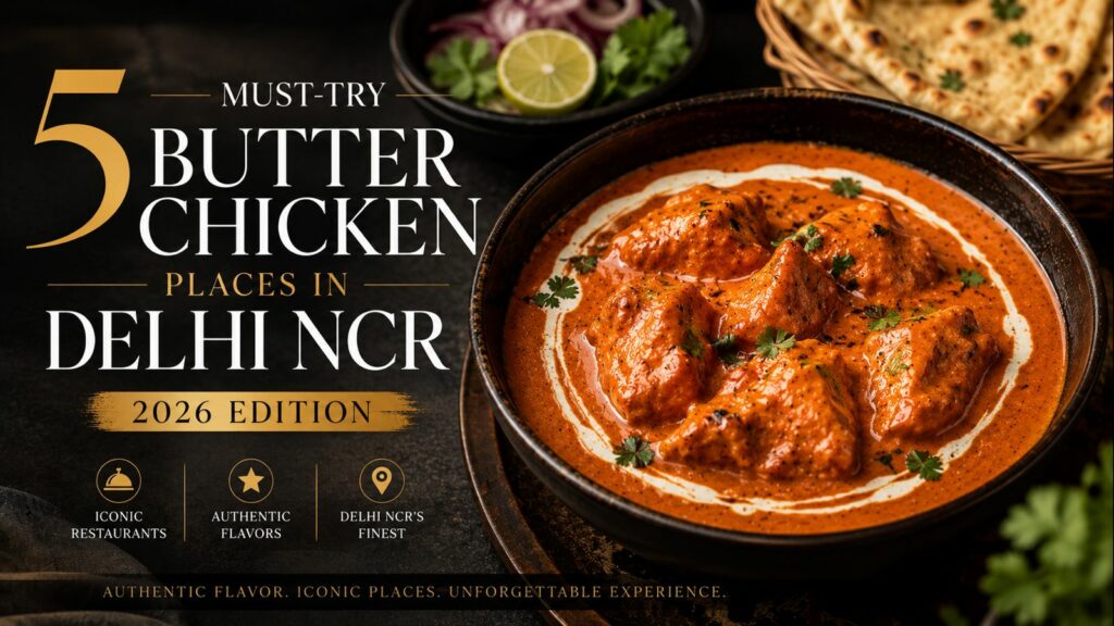 “5 Must Try Butter Chicken Places In Delhi NCR -2026”