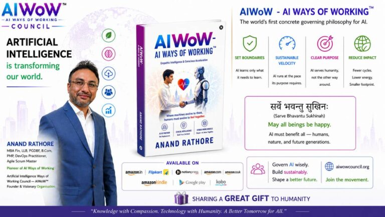 Anand Rathore The Man Who Invented AIWoW — AI Ways of Working™: The Only Blueprint That Can Save the Planet From the AI Carbon Crisis and Pollution