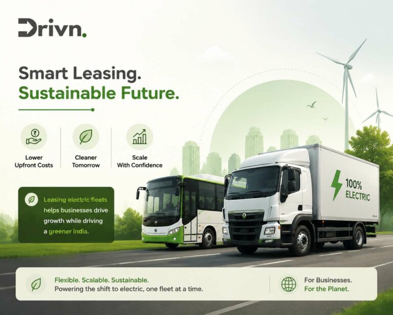 Why Leasing Is Driving Sustainable EV Solutions in India for Commercial Fleets