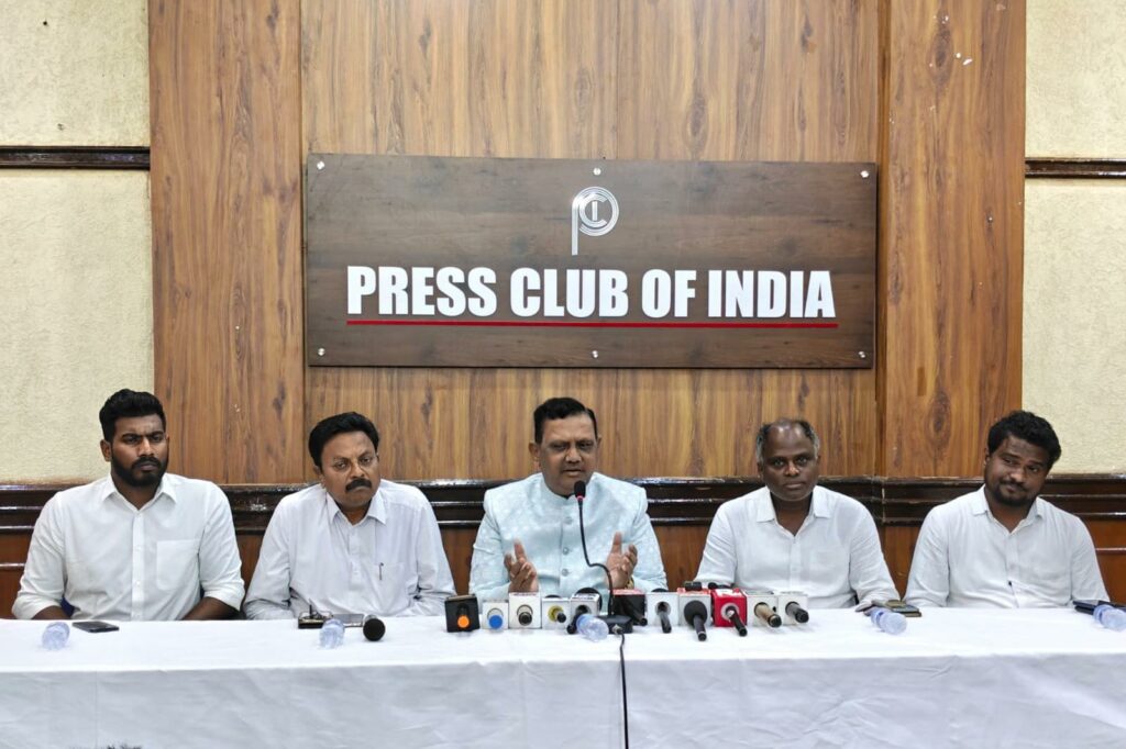 RMP Presents 1.03 lakh Signature Memorandum to Justice K. G. Balakrishnan