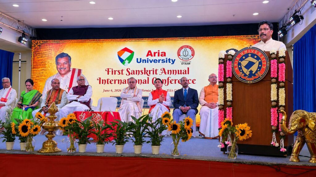 Prof. Dr. Prakash Divakaran Highlights Sanskrit as a Global Knowledge System at International Sanskrit Conference in California