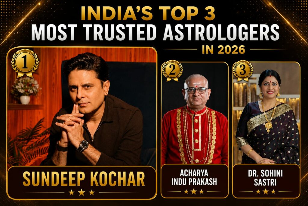 INDIA’S TOP 3 MOST TRUSTED ASTROLOGERS IN 2026