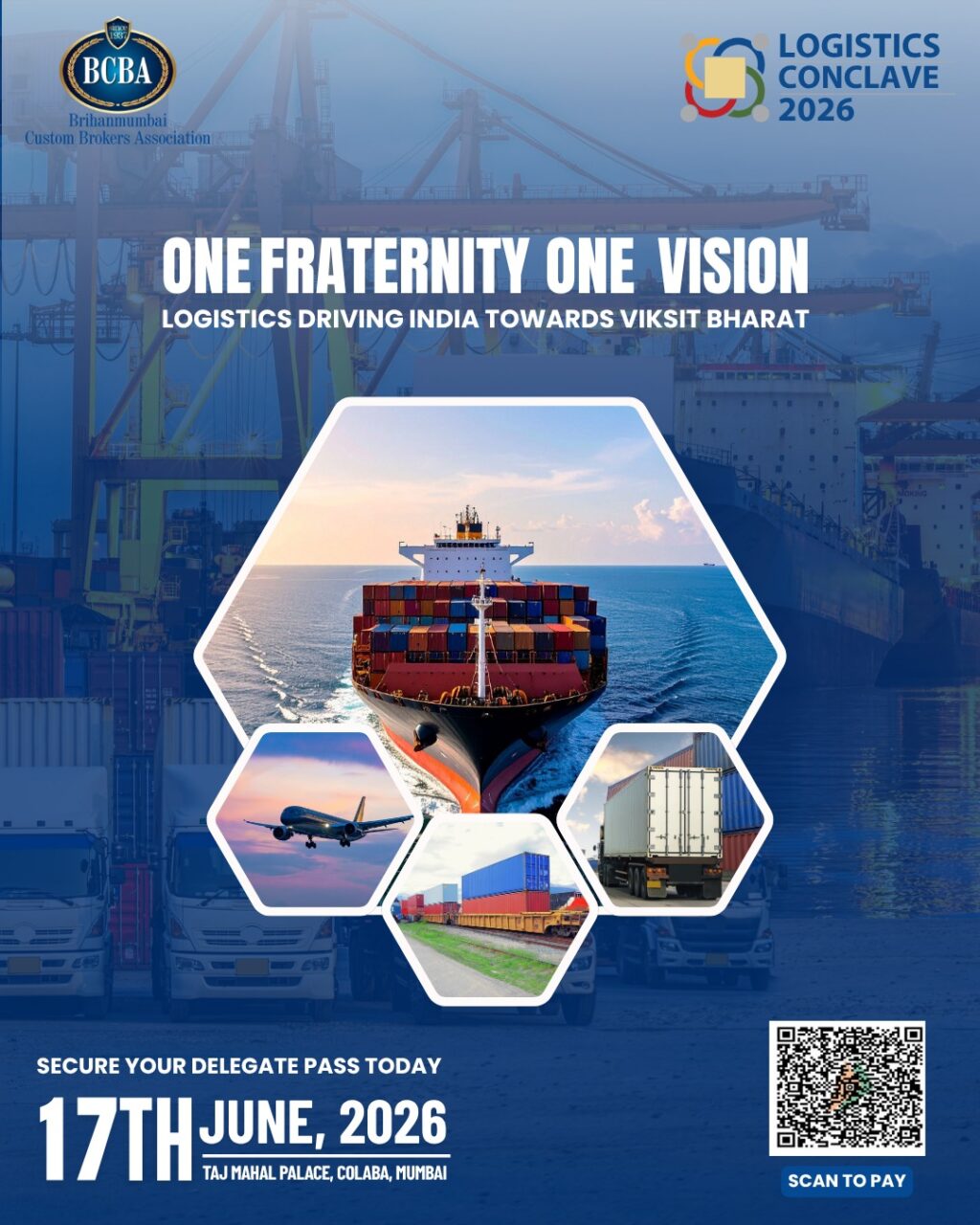 BCBA to Host India Logistics Conclave 2026 at The Taj Mahal Palace, Mumbai