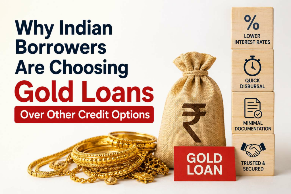 Why Indian Borrowers Are Choosing Gold Loans Over Other Credit Options