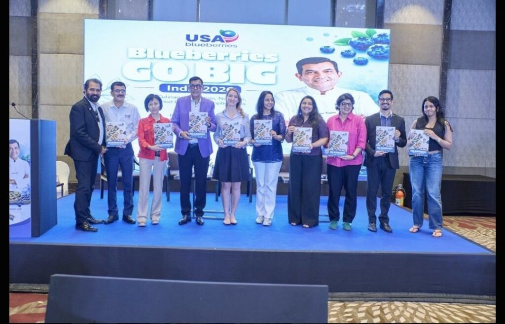 Padma Shri Chef Sanjeev Kapoor Launches Second USA Blueberries Recipe Book in Mumbai