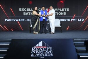 Parryware Bags ‘Excellence in Complete Bathroom Solutions’ Honor at ET Now Realty Conclave & Awards 2026