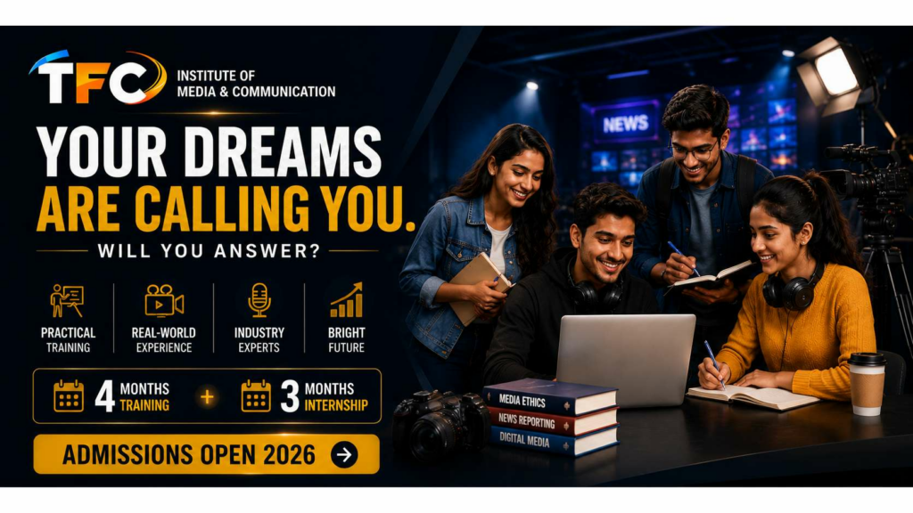 The Filmy Charcha’s TFC Institute of Media & Communication Prepares the Next Generation of Media Professionals