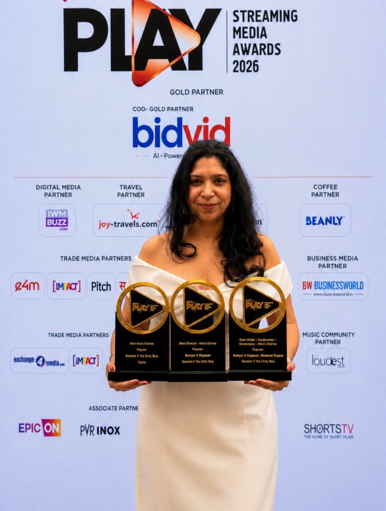 Writer-Director Sonya V. Kapoor Wins Best Series Director, Best Writer and Best Series for JioHotstar’s Section F Ka Only Boy