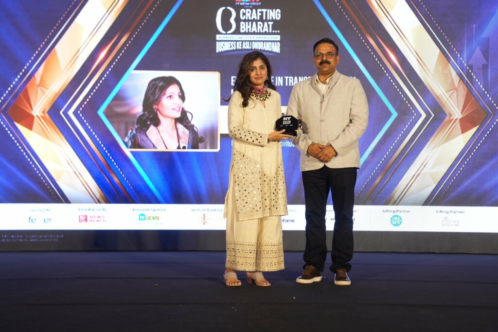 Dr. Dhara Patel Honoured with Award for Excellence in Transformation Retreats at HT Media Presents Crafting Bharat Business Conclave & Awards 2026