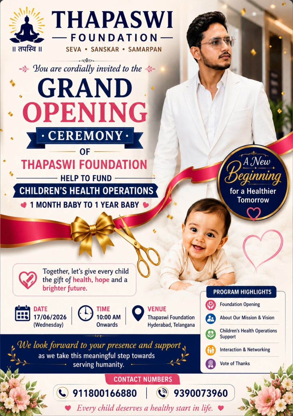Thapaswi Enters a new era as Vijay Kumar hands over CEO role to Aswini
