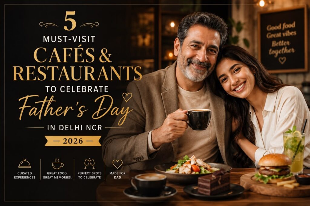 5 Must Visit Cafes & Restaurants to celebrate Father’s Day in Delhi NCR – 2026