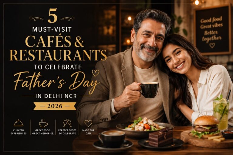 5 Must Visit Cafes & Restaurants to celebrate Father’s Day in Delhi NCR – 2026