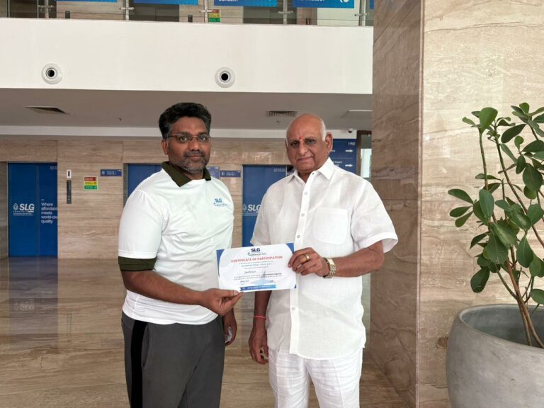 International Yoga Day Celebrated at SLG Hospitals