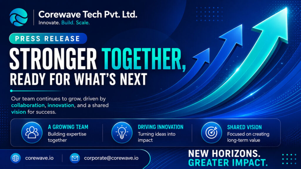 Corewave Tech Pvt. Ltd Empowering Global Businesses with AI-Driven Digital Solutions