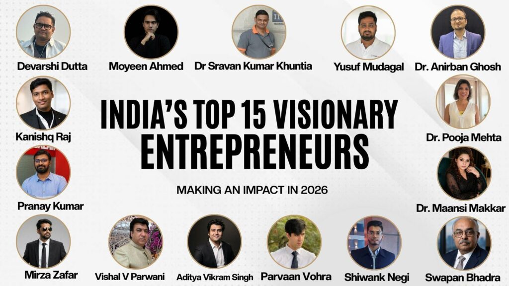 India’s Top 15 Visionary Entrepreneurs Making an Impact in 2026
