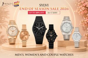Sylvi End of Season Sale 2026: Up to 20% Off Men’s, Women’s and Couple Watches, 16–17 July