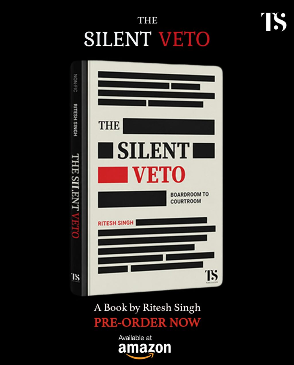 Ritesh Singh Launches The Silent Veto, a New Book on the Co-Founder Dynamics That Quietly Decide Whether Startups Survive