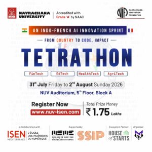 Navrachana University to Host TetraTHON 2026, an Indo-French AI Innovation Sprint under the IndiaAI Mission