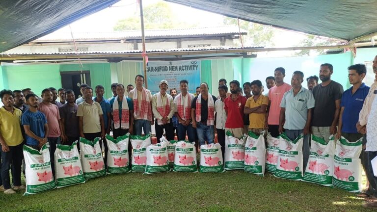 College of Veterinary Science, Khanapara Conducts Pig Farming Awareness Programme in Darrang, Supports 50 Farmers