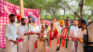 Gurjinder Singh Gavy Inaugurates Rajasthan’s First NRI & Overseas Congress Cell Office in Sri Ganganagar