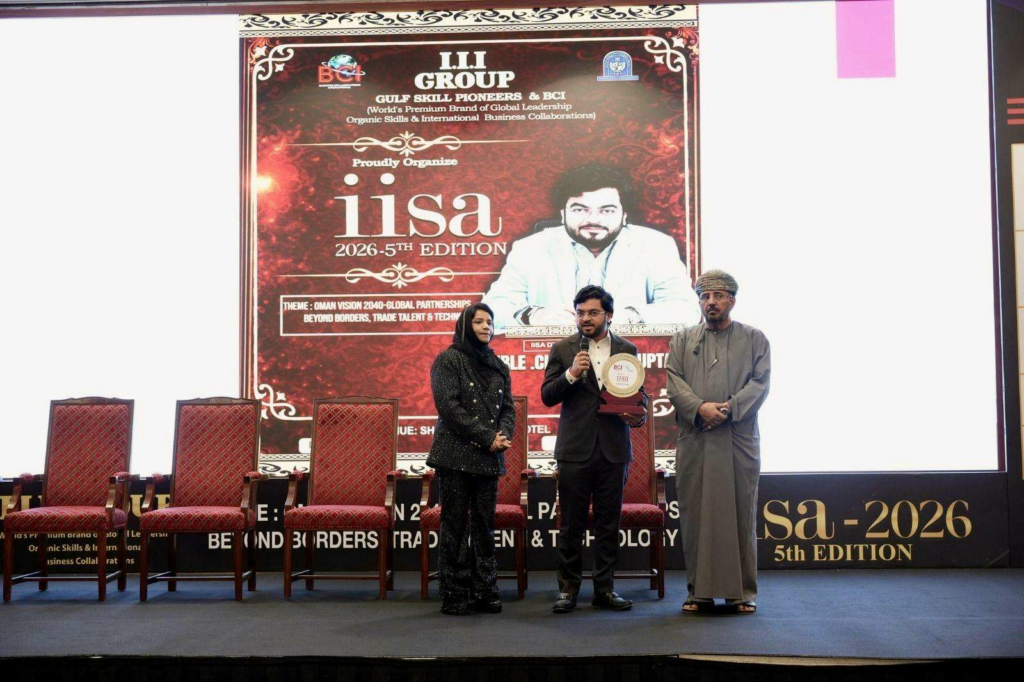 Entrepreneur Chirag Pati Gupta honoured with Emerging Entrepreneur Award in Oman