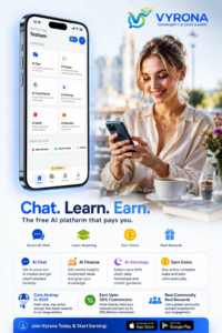 Vyrona.io The AI Platform That Pays You to Chat, Built on Real Revenue